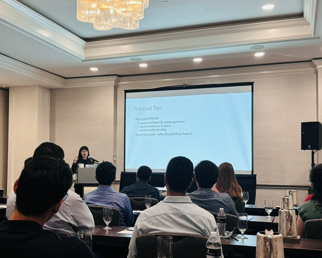 Excellent <a href="/AmCollegeGastro/">ACG</a> Chief GI Fellows Course AM Breakout Sessions:
➡️ Giving Feedback and Resolving Conflicts at Multiple Levels <a href="/MarkPochapin/">Mark B. Pochapin, MD</a> 
➡️ Having Difficult Conversations <a href="/JillGaidosMD/">Jill Gaidos, MD</a> 
➡️ How to Teach Fellows, Residents, and Medical Students <a href="/IrisWangMD/">Xiao Jing (Iris) Wang, M.D.</a>