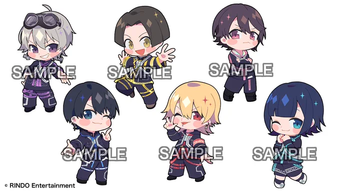 【お仕事】夢喰NEON様のグッズ用デフォルメイラストを描かせて頂きましたどうぞよろしくお願いします 