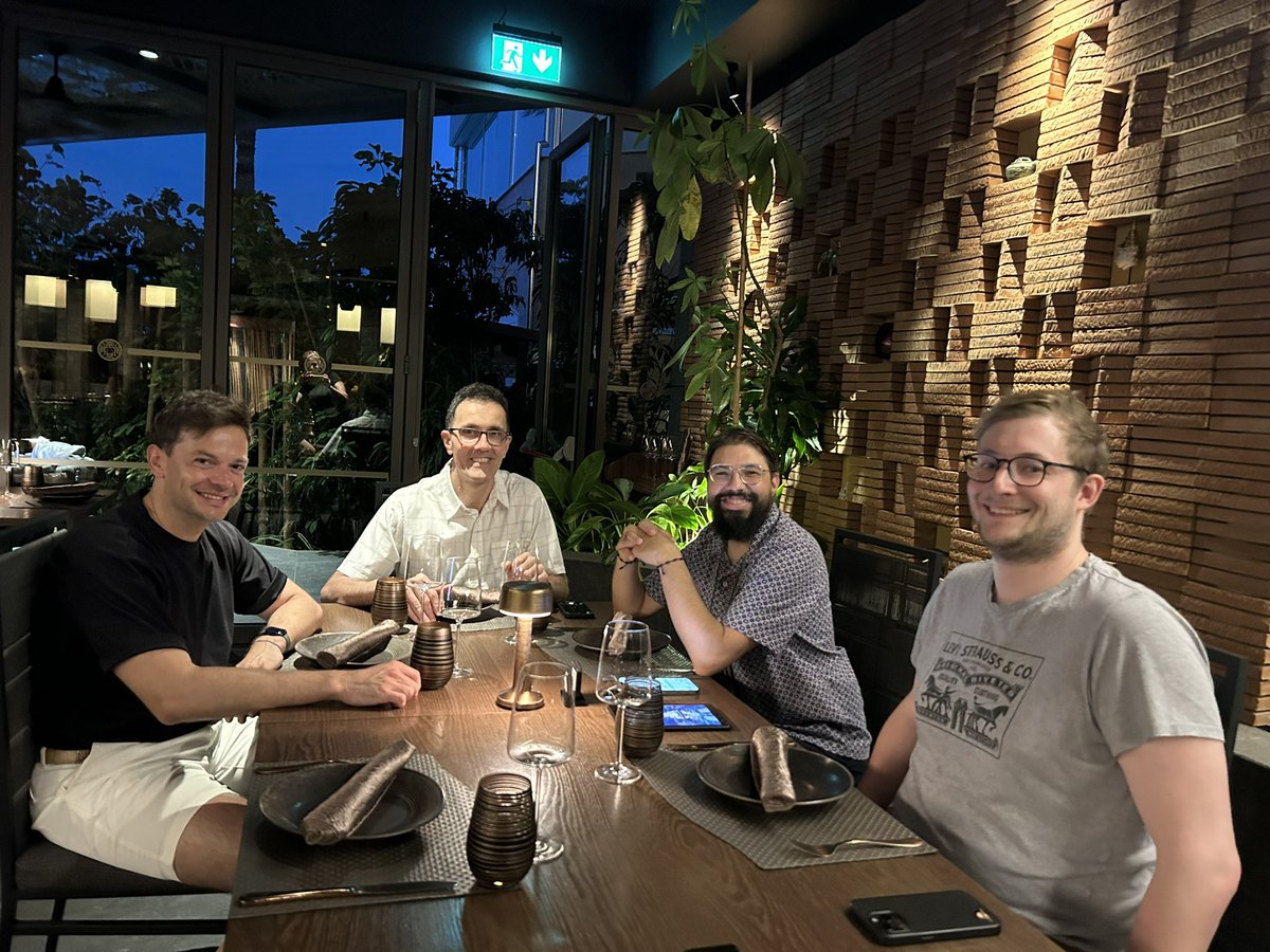 Pleasant dinner with new friends made at <a href="/CAiSEConf/">CAiSE Conf</a> 2024