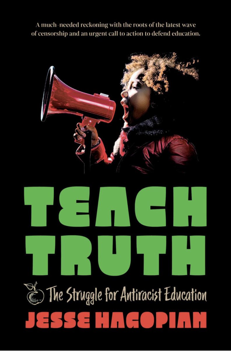JessedHagopian's tweet image. 🚨🚨Thrilled to reveal the cover of my new book, “Teach Truth: The Struggle for Antiracist Education,” on today’s National #TeachTruth Day of Action! 📚✨
For years I’ve helped organize the movement against laws banning teaching about racism while writing this book. Coming soon!