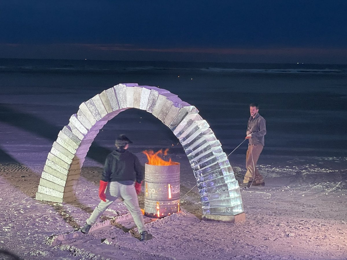 Extraordinary and profoundly moving experience from <a href="/kaleider/">Kaleider</a>   In <a href="/OerolFestival/">OerolFestival</a> #arch #terschelling #art #climate