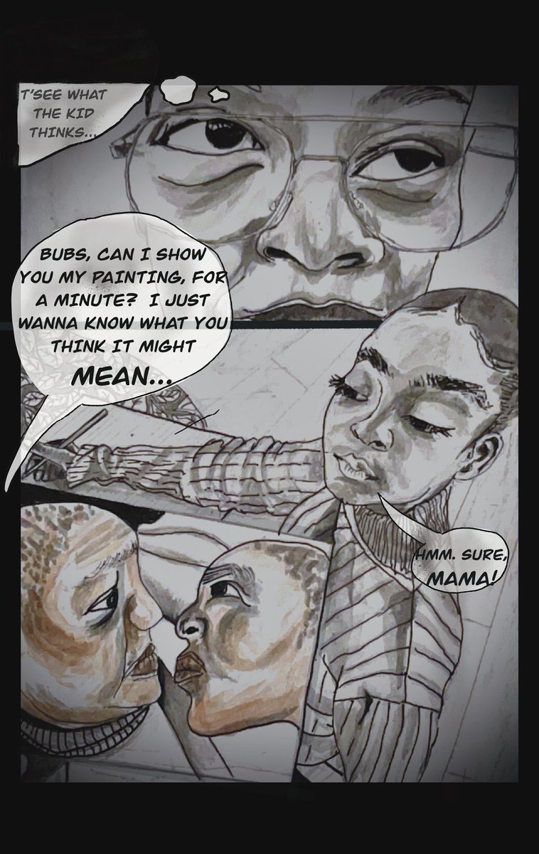 ‘THAT’S WHAT LE FOX SAYS’
#OLMW 003
Art &amp; Story by @eskaonline 2/3

#comic 
#comicart 
#handdrawn 
#graphicnovel 
#artexperiment 
#themagicwoman 
#wonderhackett 
#phoenixcomicuk
