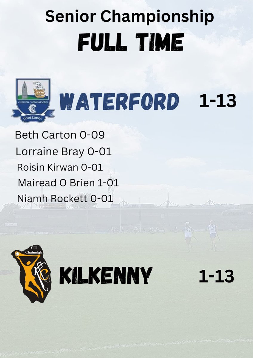 Waterford Camogie tweet media