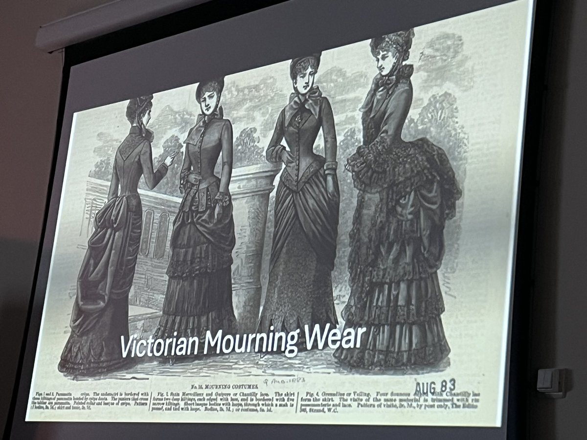 lucyella13's tweet photo. My talented @SurreySLL colleagues @Danielle_M_Dove on Victorian mourning dress and Liz Bahs on her poetry collection Stay Bones @SurreyHeritage #surrey #SLL #SAHN #victorian #memorials #englishcreates https://t.co/O2Kws3wUua