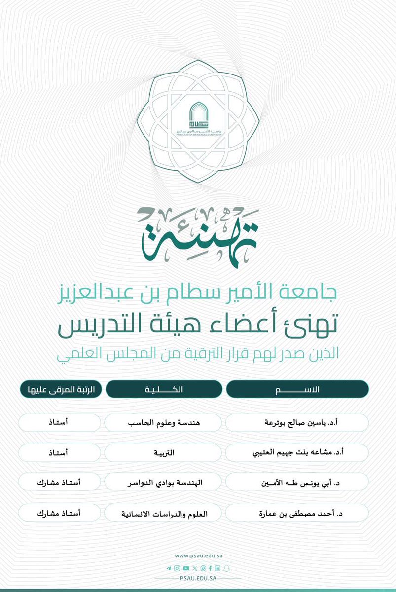 جامعة الأمير سطّام tweet media