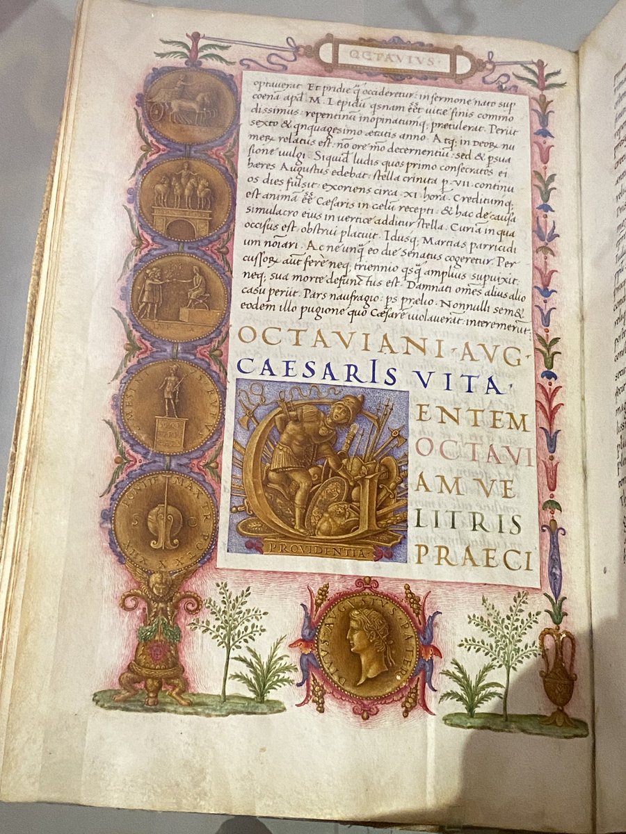oandurand's tweet photo. Visite de la très belle exposition de la @laBnF consacrée à L’Invention de la Renaissance avec quelques-uns de mes HK de #Fustel venus en voyage à Paris ! Défi : traduire le latin et le grec directement depuis les manuscrits ✅ https://t.co/w26p9cDO6u