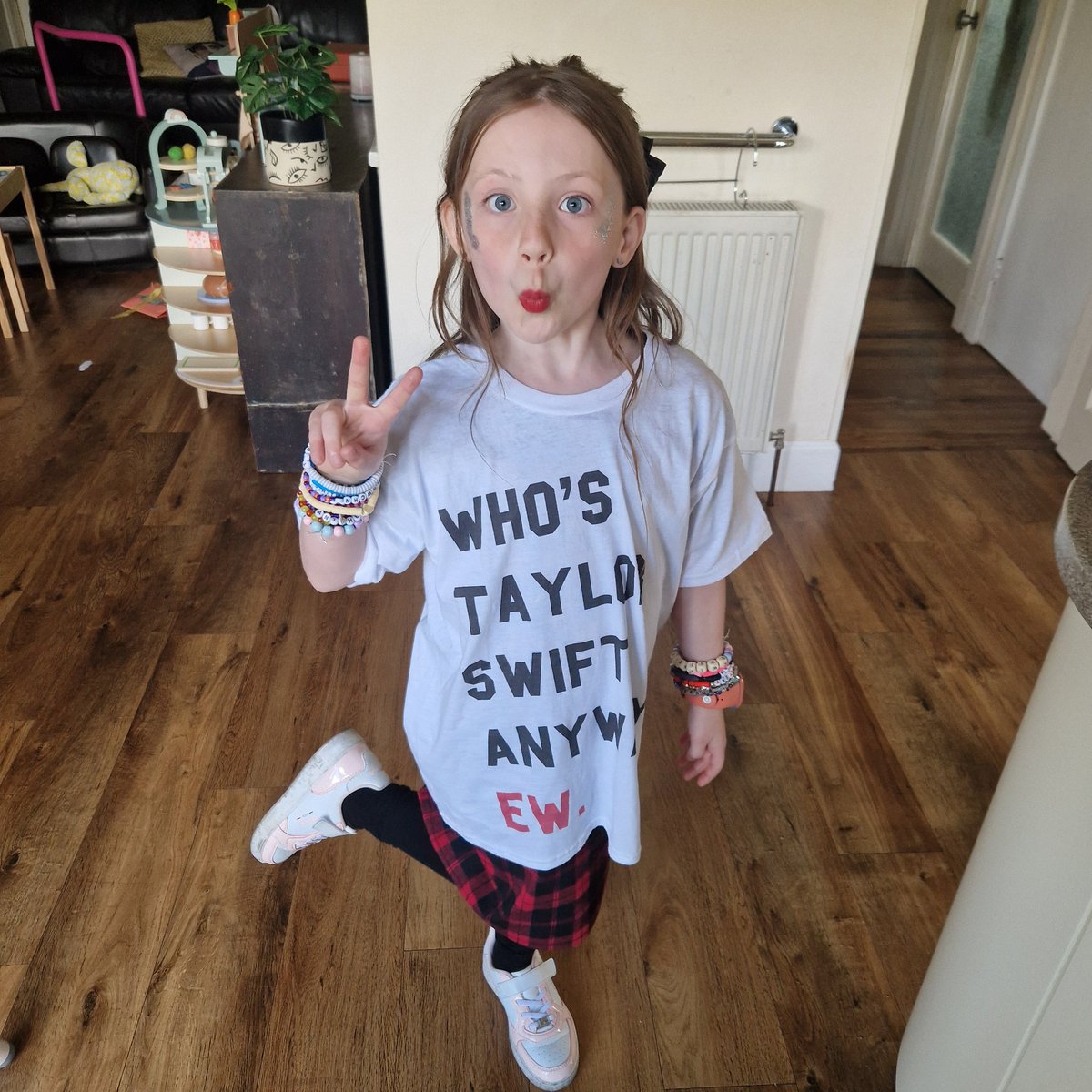 Armed with friendship bracelets and a loud voice!!  <a href="/taylornation13/">Taylor Nation</a> <a href="/taylorswift13/">Taylor Swift</a> #erastour #Edinburgh #night2 #
Section E17, row O, seat 23