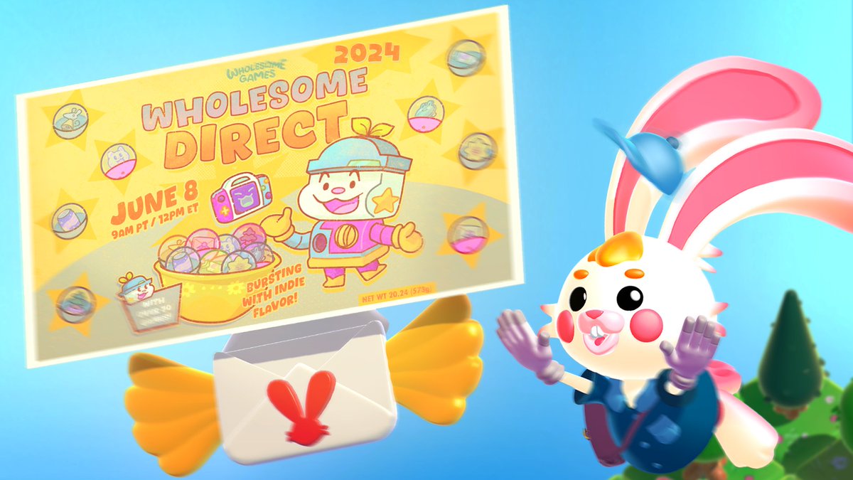 30 minutes until Wholesome Direct!✨
 
⏰Tune in at 9am PT / 12pm ET / 6pm CET!
📺Watch: youtube.com/watch?v=ocV4Lv…