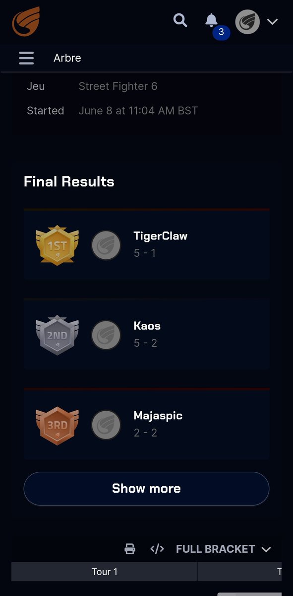 As promised last i won this weekend tournament counting towards the national qualifiers.💪 #StreetFighter6 #Afrigamers  🎮🌀