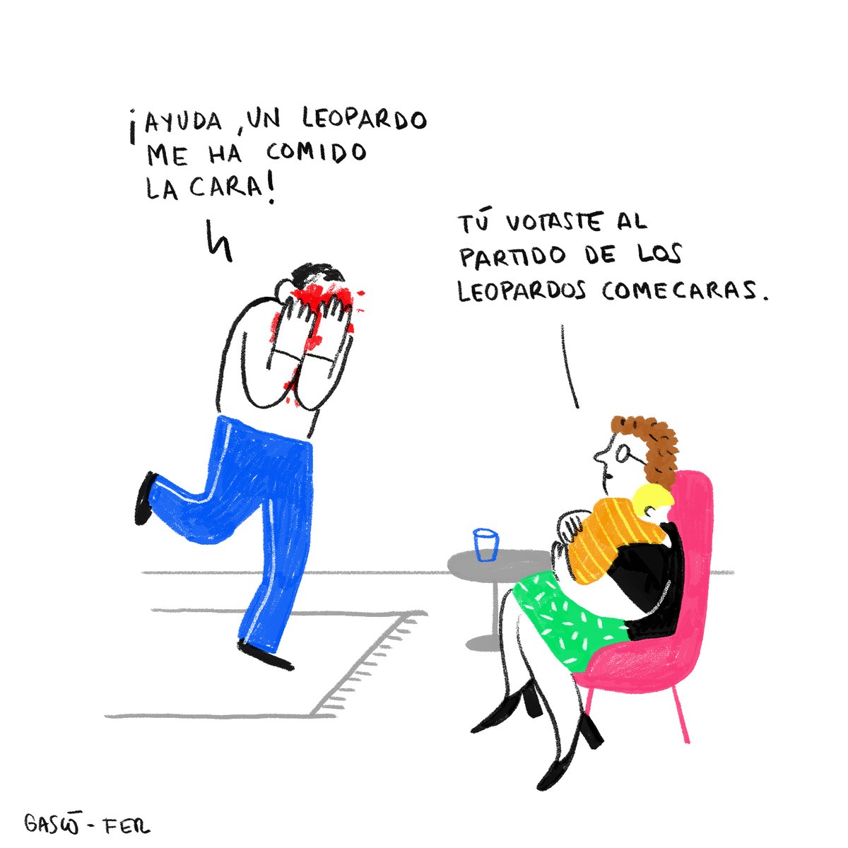 Si quieres conservar la cara, ya sabes.