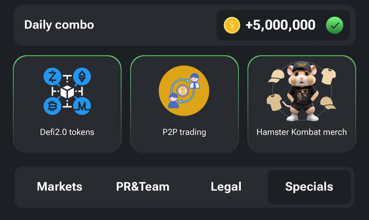 crypto__asad's tweet photo. Hamster Kombat Today Combo Card 

If you Need Daily Combo Update 👇
🔂 Repost
❤️ Like 

How Many Coins you earned ? 

#HamsterKombat #hamster #airdrop #taptoearn #tap2earn https://t.co/CE6PEro8s6