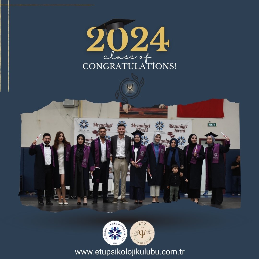 Her yıl olduğu gibi bu yılda mezuniyeti büyük bir coşkuyla kutladık. 
Bu anlamlı günde fakülte ve bölüm birincimiz Gökçe Dik arkadaşımızı  tebrik ederiz. Sadece akademik anlamda değil hayatları boyunca attıkları her adımın kendilerine  ışık olmasını temenni ederiz.🤩🥳