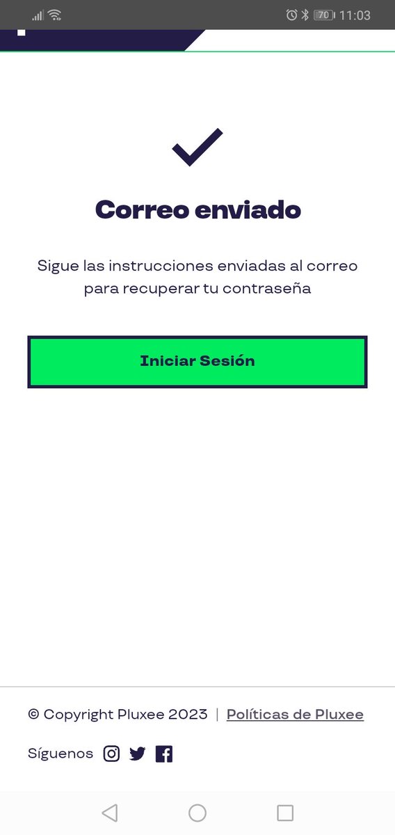 Scorpion1194's tweet photo. @Pluxee_CL necesito recuperar mi contraseña, pero llevo horas esperando que me envien el correo de vuelta para los pasos a seguir https://t.co/IGNQIHJ56V