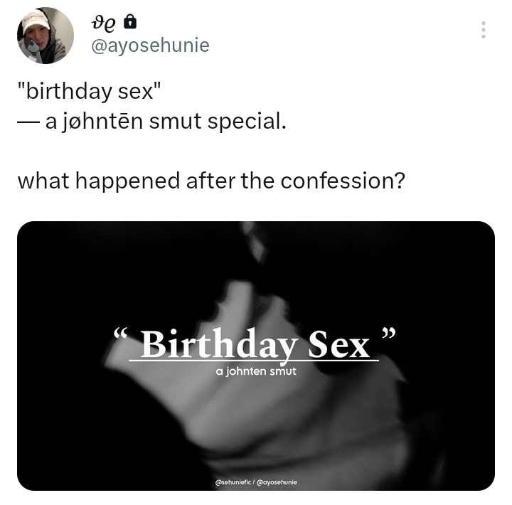 SEHUNIEFIC's tweet photo. special chapter posted on @ayosehunie <3
no age/birthyear on profile = no accept https://t.co/IaL2KjND6E