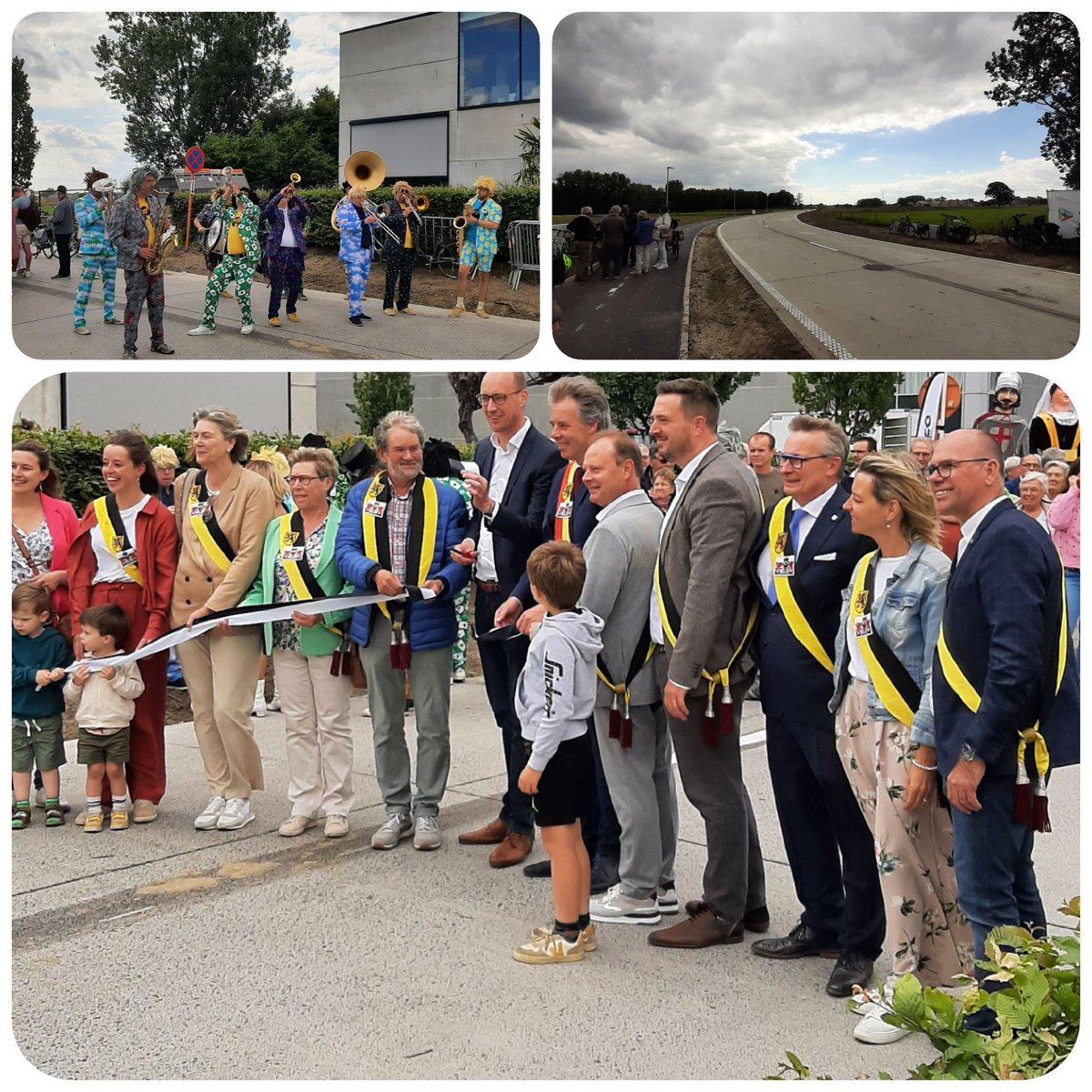 DavidVergucht's tweet photo. De bevrijding van Poesele anno 2024 🥳 #eindelijk #verbindingsweg #Nevele
@janvermeulenD @vincent_v_p @bart_van_thuyne @RutgerDeReu @StadDeinze https://t.co/H4MkevhNQQ