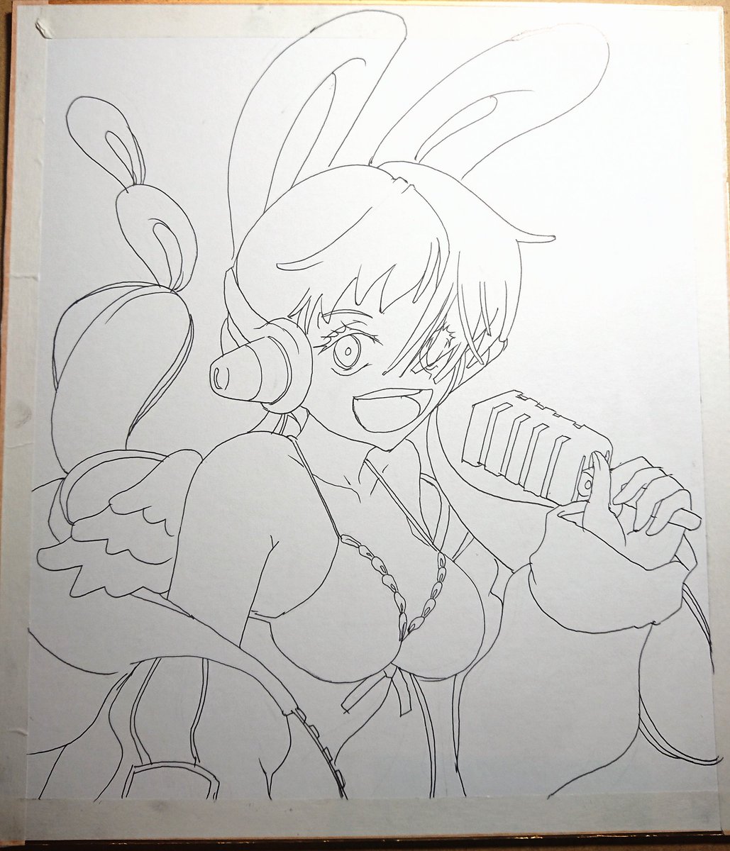 #皆さん線画と塗った後を見せてください
診断メーカーくんが描けって言うんだから仕方ないよね～(棒) 