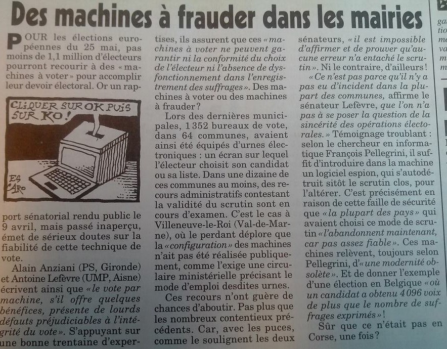 _philissy_'s tweet photo. @vivreissy Quelle est la meilleure raison de vouloir voter sur des machines à frauder @Issylesmoul ? #MachinesàVoter https://t.co/nPilaipIBf