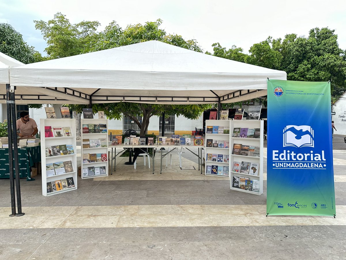UMEditorial's tweet photo. Tenemos stand en la Feria del Libro de Valledupar 👏🏻 acércate este fin de semana y adquiere nuestra oferta editorial ✅
📍Plaza Alfonso López
#EditorialUnimagdalena #Felva #Valledupar #libros #Unimagdalena https://t.co/1e96qBAtMR