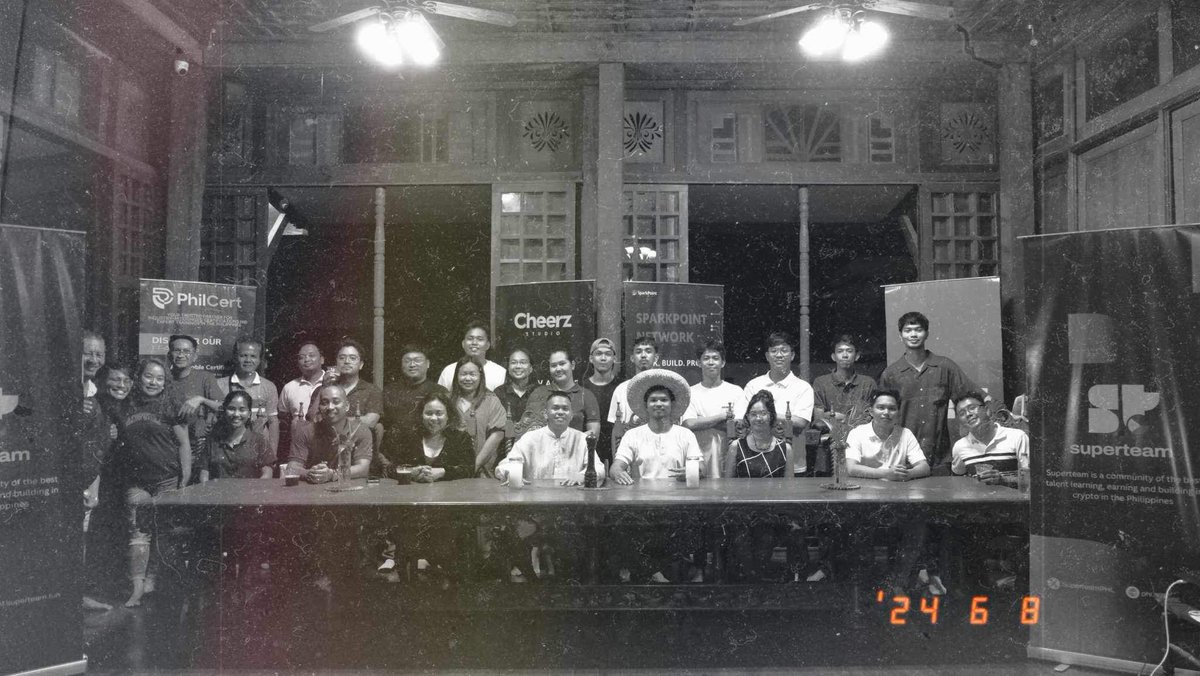 BicolBlockchain's tweet photo. 06.08.24 π΅π
History was never made by those who uses incognito, but tonight we made history in our 5th @solana @SuperteamDAO @SuperteamPHL Ecosystem Call in Bicol at Casa Simeon, Bacacay, Albay
#superteamphl #web3bicol #bicolblockchain #rp612fic https://t.co/2hqWCnjeJ7