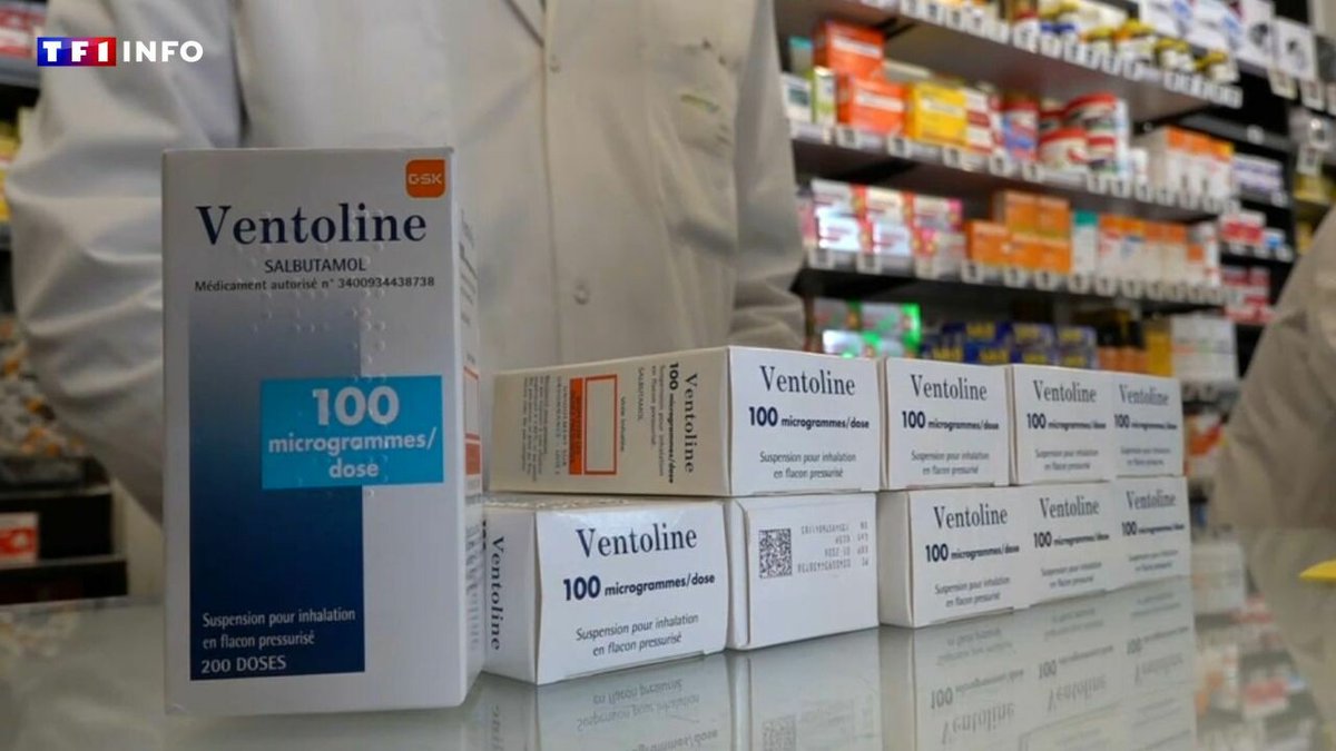 TF1Info's tweet photo. "La rupture sur la Ventoline est maintenant réelle" : les pharmaciens doivent choisir entre asthmatiques et allergiques
➡️ https://t.co/SHP234ovMH https://t.co/pP8VlmwwFV