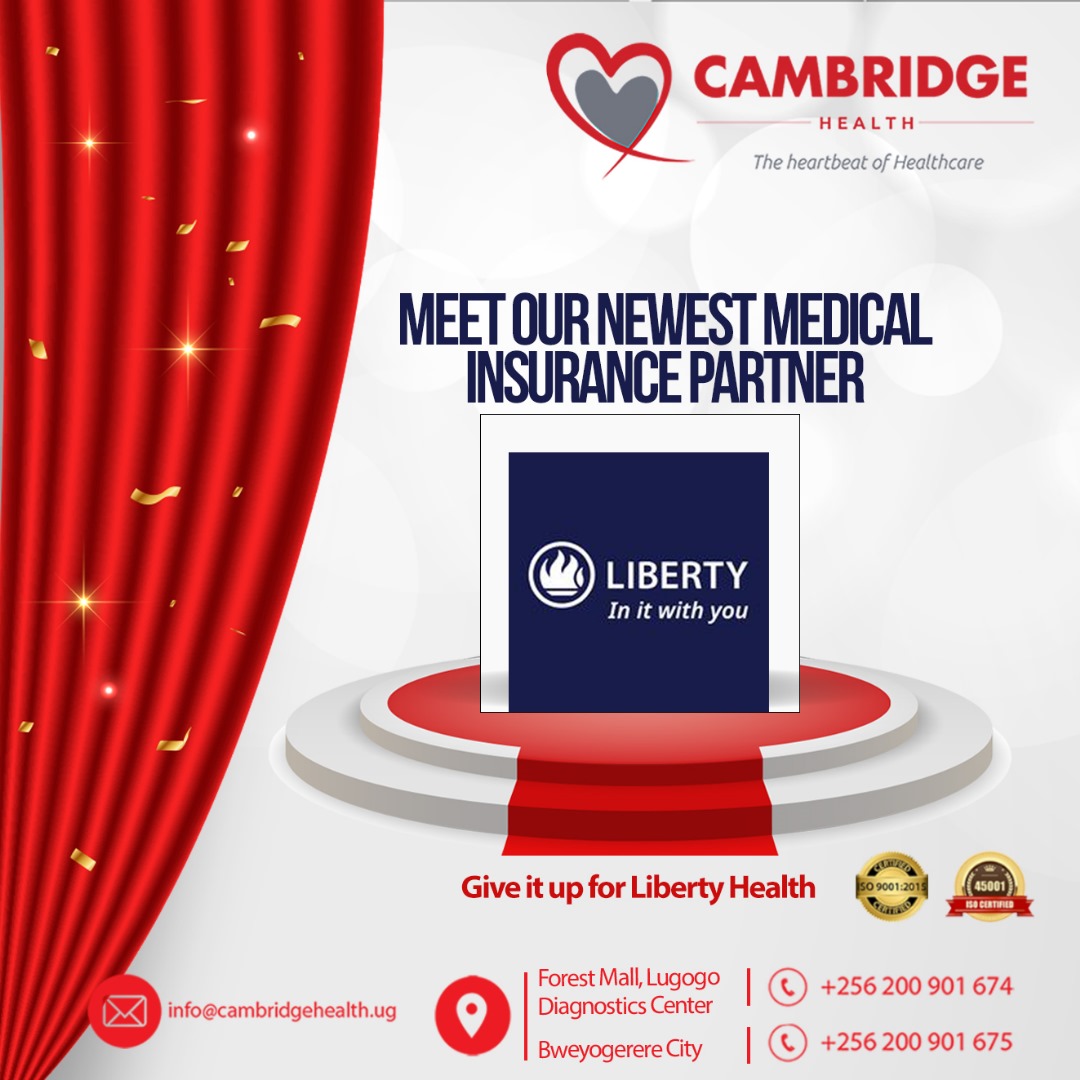 HabibRahimEdge's tweet image. 🌟 Attention Liberty Insurance holders! 🌟

We're excited to welcome you to Cambridge Health Medical Center. Your coverage ensures you receive top-notch care and services. Come visit us today for your health and well-being! 🏥🩺
Tuliwo ku lulwo
#CambridgeHealth #LibertyInsurance