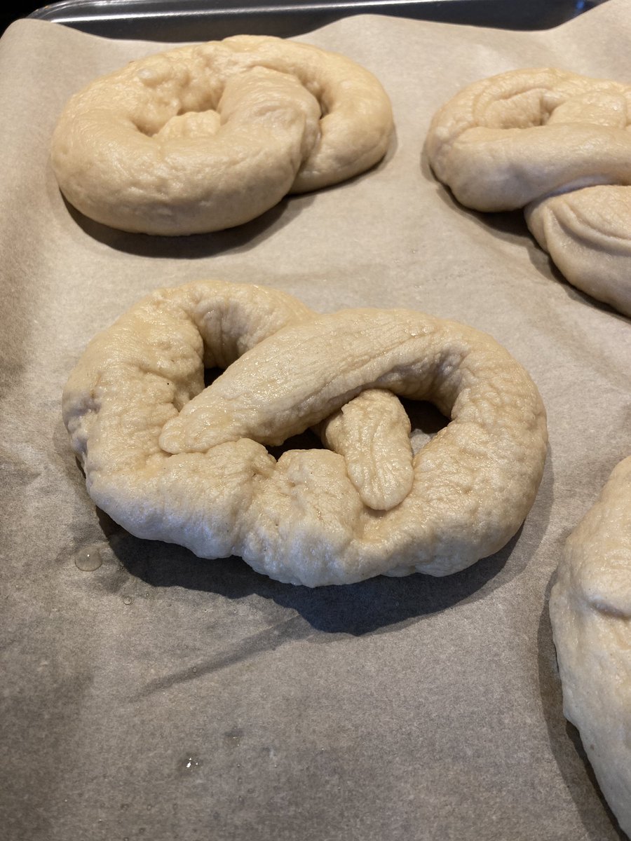 One of my #pretzels looks like #Deadpool. Let’s hope it comes out ok after the bake