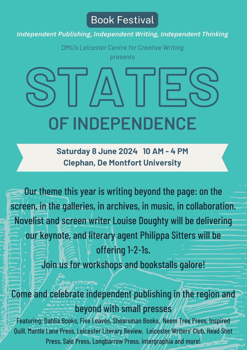 phddisability's tweet photo. @dmuleicester creative writing module provide opportunity for students to write and self-publish their book. Read out at the renowned @StatesofIndie #leicester @emmaastranews #emmaastra https://t.co/GWdFD37c3N