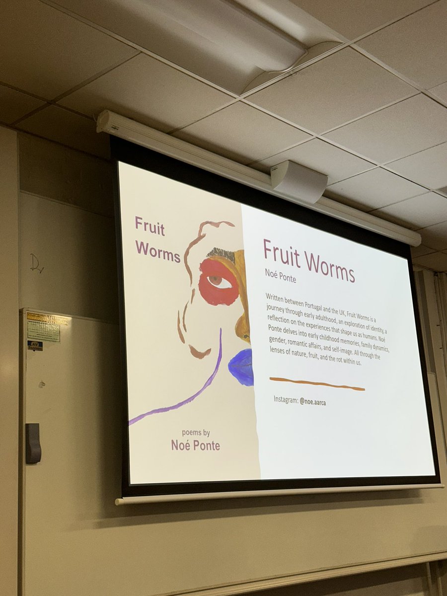 Emma Astra (@emmaastranews) on Twitter photo Noe Aarca reading Fruit worms which Noe written and published for <a href="/dmuleicester/">dmuleicester</a> Leicester (DMU) creative writing module #leicester read out at renowned <a href="/StatesofIndie/">States of Independence</a> States of Independence event #leicester
‘’Mixing Portuguese culture with living in Leicester’’ Noe Aarca reading Fruit worms which Noe written and published for <a href="/dmuleicester/">dmuleicester</a> Leicester (DMU) creative writing module #leicester read out at renowned <a href="/StatesofIndie/">States of Independence</a> States of Independence event #leicester
‘’Mixing Portuguese culture with living in Leicester’’