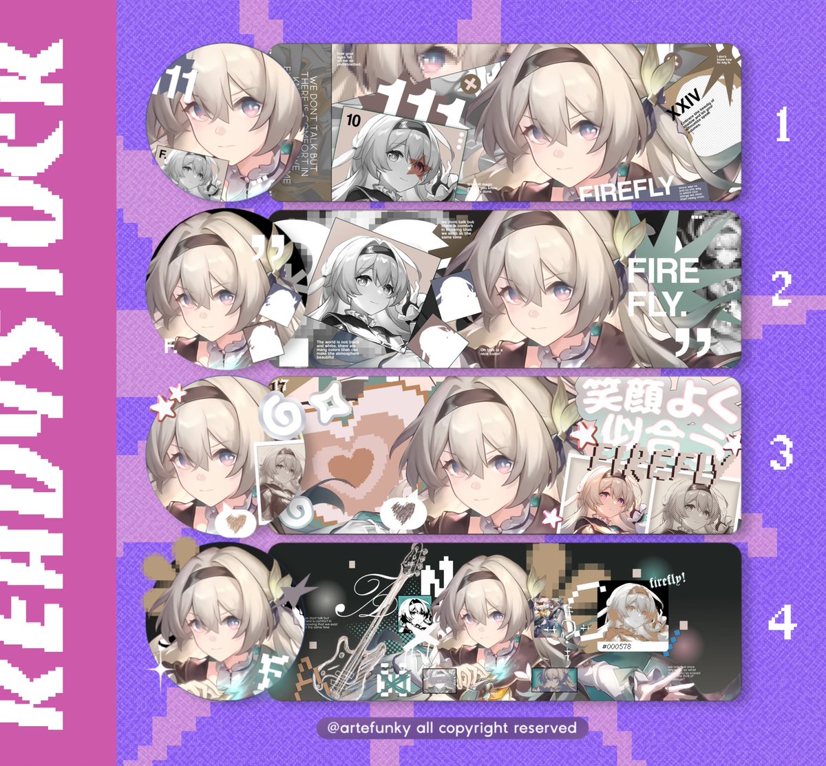 Help rt? Tysm.💖

Halo! ARTEFUNKY ada RS Layout 2D SPESIAL FIREFLY, SUNDAY, MARCH7TH NEW ART NIH!💖😎, Price on pict yaa ( qris only ), include free re-text no re-color, get 1 ava PNG+header. Yuk jajann 🤠🥀

• #zonauang #zonajajan #zonaaba