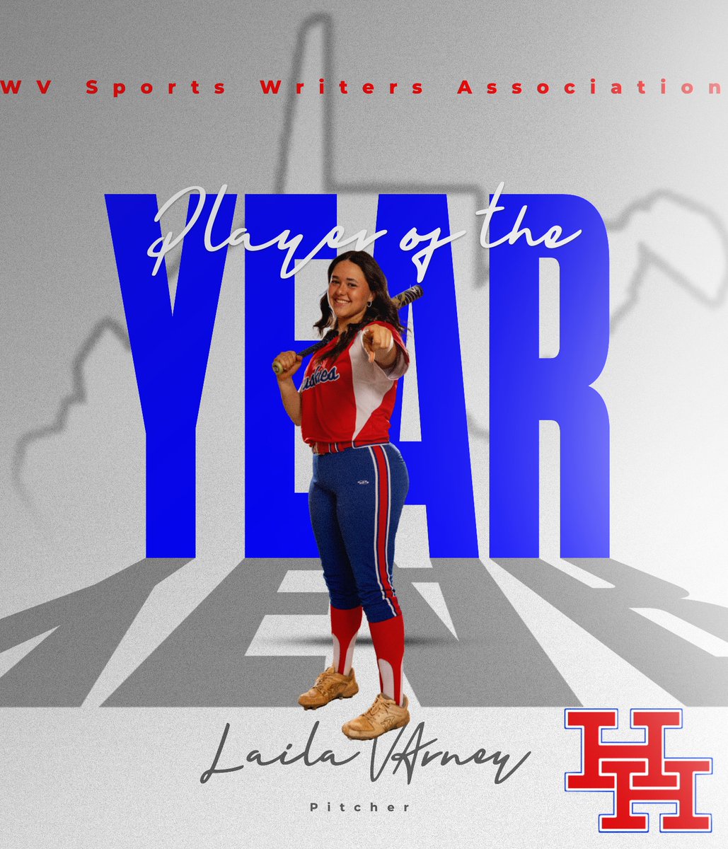 HHHS_Sports's tweet photo. Congratulations to Laila Varney for being named the 2024 WV Sports Writers Association State Softball Player of the Year! #TheRiver #GoHuskies https://t.co/92HntKqnMl