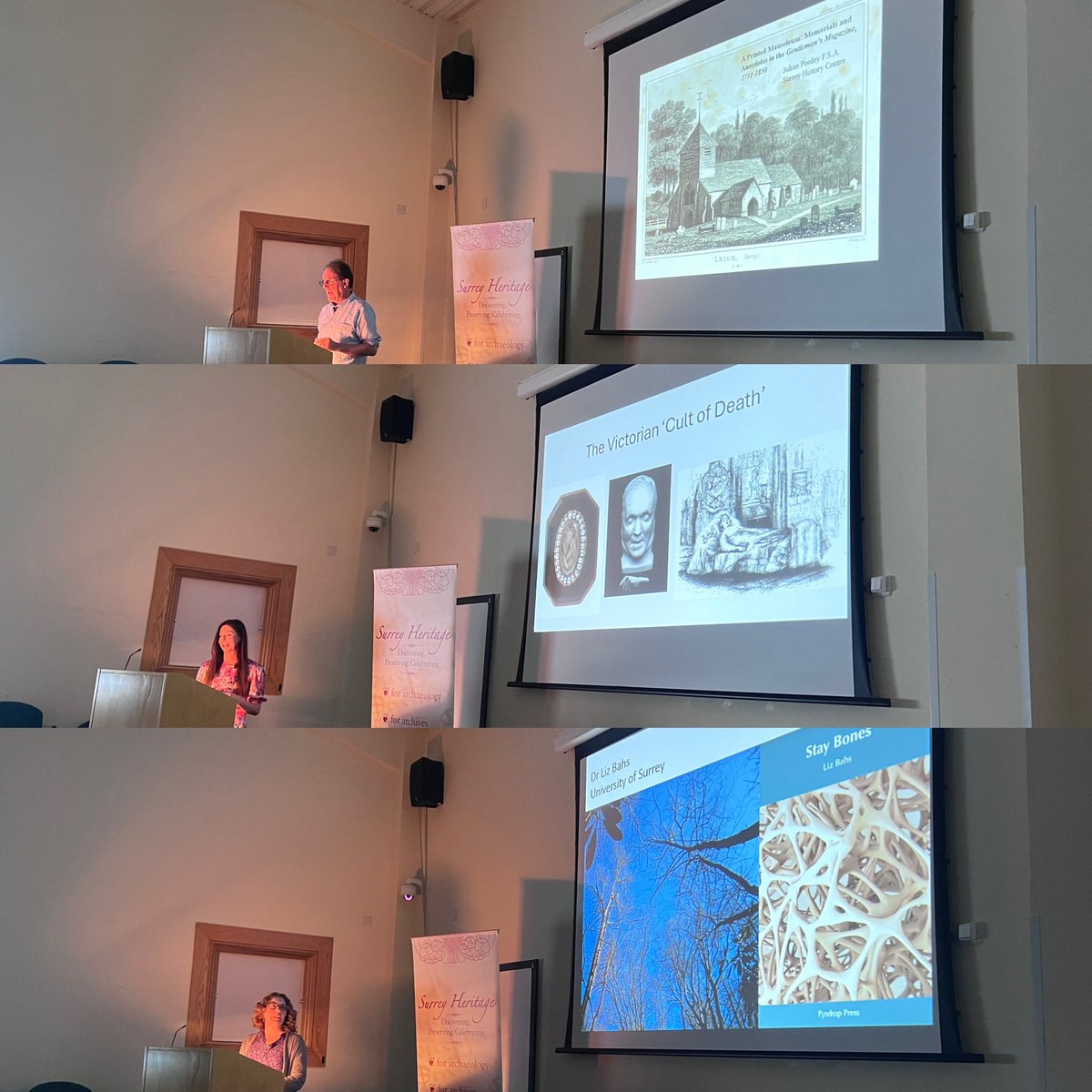 lucyella13's tweet photo. Our speakers today at our 2nd ‘Victorian Memorials’ event @SurreyHeritage - Julian Pooley, @Danielle_M_Dove & Liz Bahs, chair @lizabethswann 👏👏👏 #victorian #memorials #SAHN #SLL #EnglishCreates @SurreySLL @Surrey_SLLPGRs @UniOfSurrey https://t.co/AEf4BVqAL1