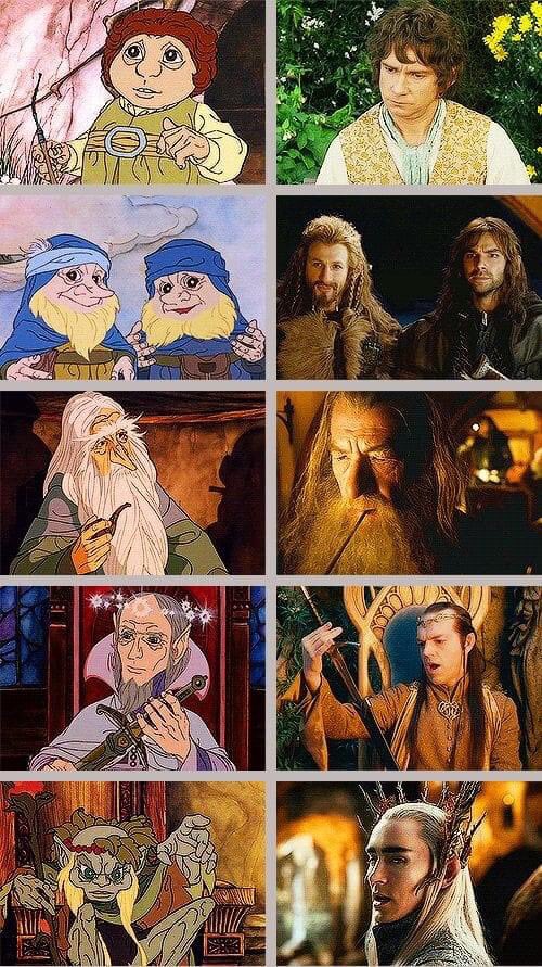 The Hobbit (1977) X Peter Jacksons The Hobbit Trilogy 
