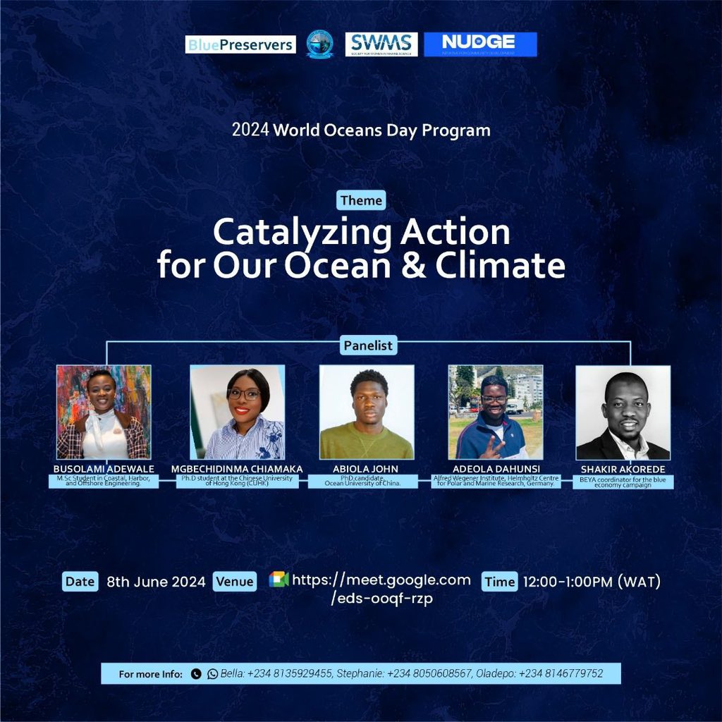 NudgeInitiative's tweet photo. The world’s oceans are the lifeline for human existence and socioeconomic survival. On this #WorldOceansDay, we join the world to raise awareness about the importance of our oceans and the impact of human actions on marine ecosystems.

Join the ongoing conversation! 🌊 https://t.co/d0NchIpAgk