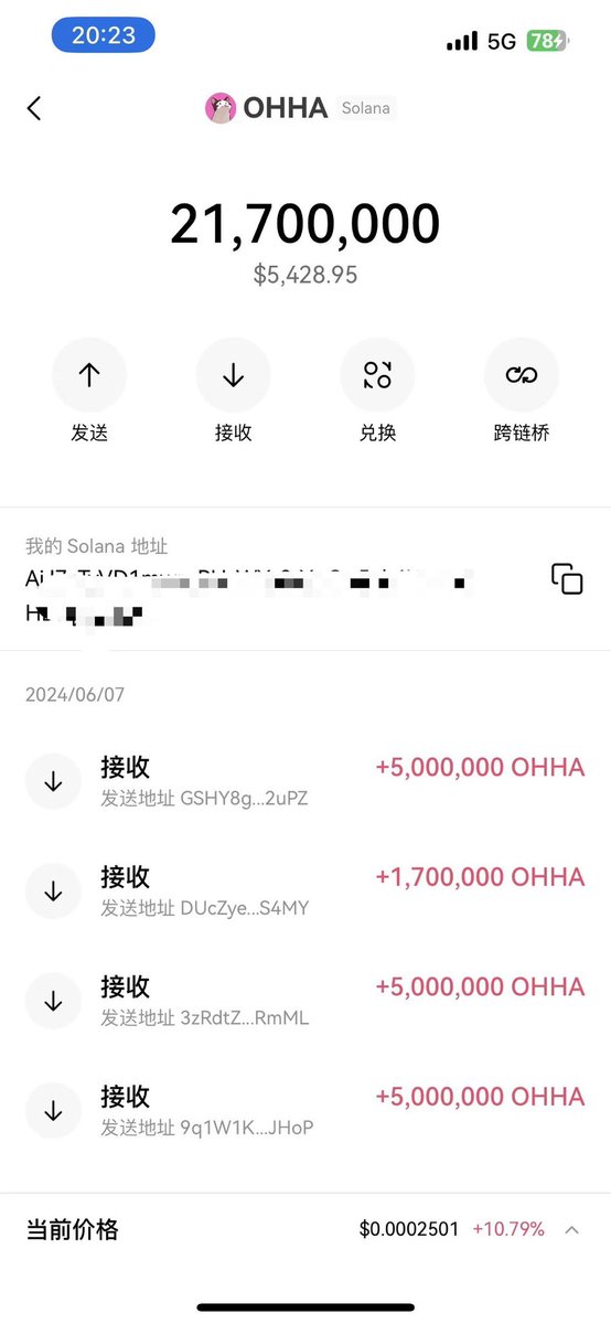 allinweb6's tweet photo. 加了两次仓

目前盈利还不错

虽然不知道项目方是谁

看好OHHA @zetascrypto @ohhaofficial https://t.co/2f427YHWhT