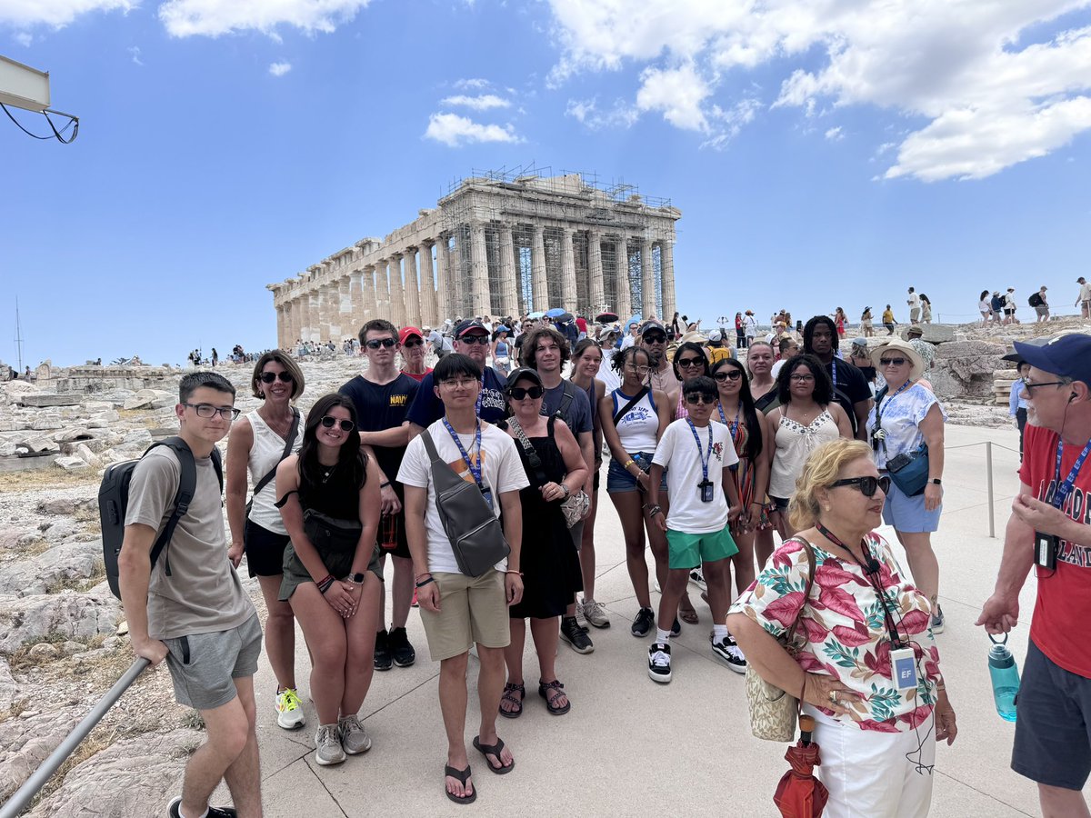 We visited the Acropolis in Athens today <a href="/RiverdaleHighTN/">Riverdale HS</a>.