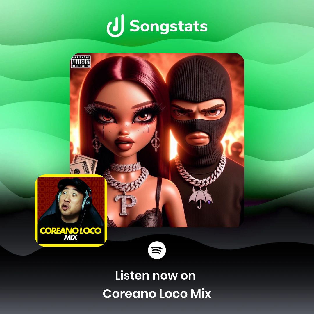 @queenparkerofc Your track "MALO" got added to 'Coreano Loco Mix' with over 597K Followers on Spotify!