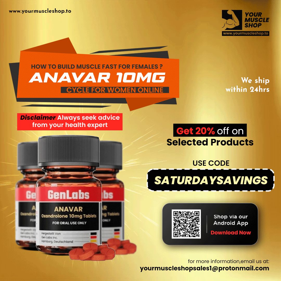 yourmuscleshop0's tweet photo. HOW TO BUILD MUSCLE FAST FOR FEMALES? ANAVAR 10MG
USE CODE- SATURDAYSAVINGS
#Yourmuscleshop #Bodybuilding #Orals #Anavar
Join our Telegram Group for exclusive deals & Promotional Offers :
https://t.co/f9Vjx4zHE5
Visit here ⬇️
https://t.co/LwIfOF8eQN https://t.co/jqlYyRgbuj