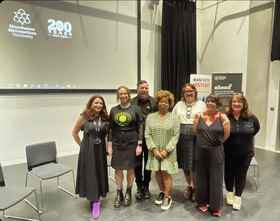 Prof Kirsty Fairclough (@profkfairclough) on Twitter photo The Intangible Sounds: Alternative Voices panel as part of <a href="/mcrhistfest/">Manchester Histories</a> <a href="/ManMetUni/">Manchester Metropolitan Uni</a> <a href="/SODAmcr/">School of Digital Arts</a> The Intangible Sounds: Alternative Voices panel as part of <a href="/mcrhistfest/">Manchester Histories</a> <a href="/ManMetUni/">Manchester Metropolitan Uni</a> <a href="/SODAmcr/">School of Digital Arts</a>