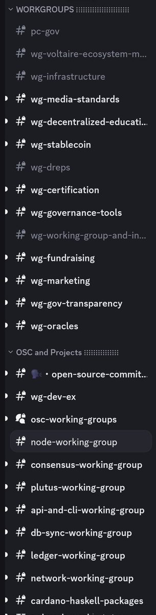 intertreeJK's tweet image. Man, that&apos;s a lotta Workgroups... 😅

#Cardano 
#Intersect