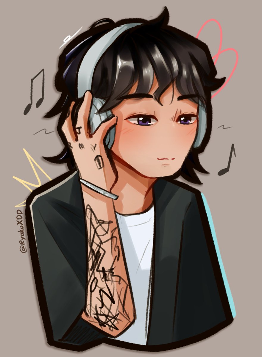 RyokoXDD's tweet photo. Jungkook listening to music for @KGotchaForGaza 🎶 thank you anon for donating !!! 💜💜💜 https://t.co/RIAX6qDUZC