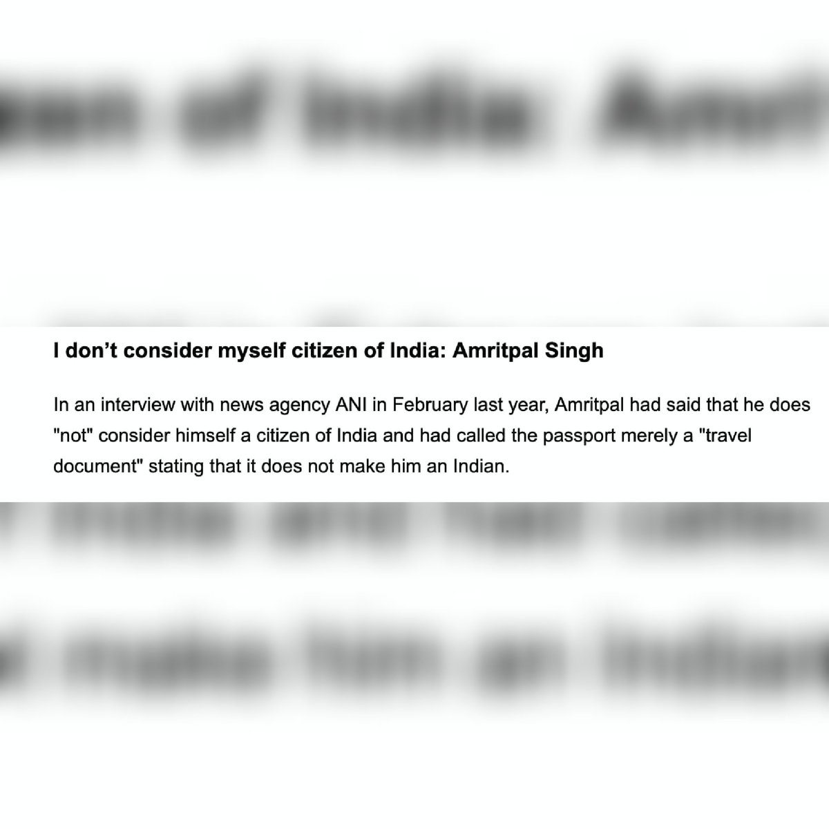 YugneetK's tweet photo. 😡 Never forget that Amritpal Singh, the traitor who denies being Indian, who slammed our Constitution, now wants to swear by it? This hypocrite has no shame! 🚫 #HypocriteAmritpal #TraitorExposed https://t.co/FsDtlcpBY7