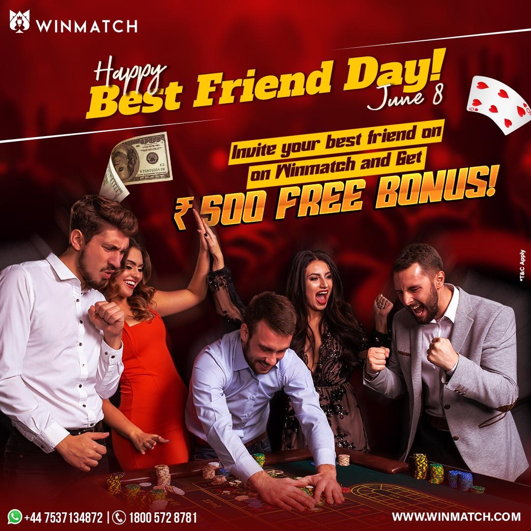 Winmatch_'s tweet photo. Happy Best Friend Day!
Invite your best friend to India's most trusted gaming site WINMATCH
> Play now https://t.co/sIUKLEpoor
#Winmatch #HappyFriendday #winbig #t20worldcup #NFFC #NUFC #yrkkh #Winmatchofficial https://t.co/u72EIveIzT