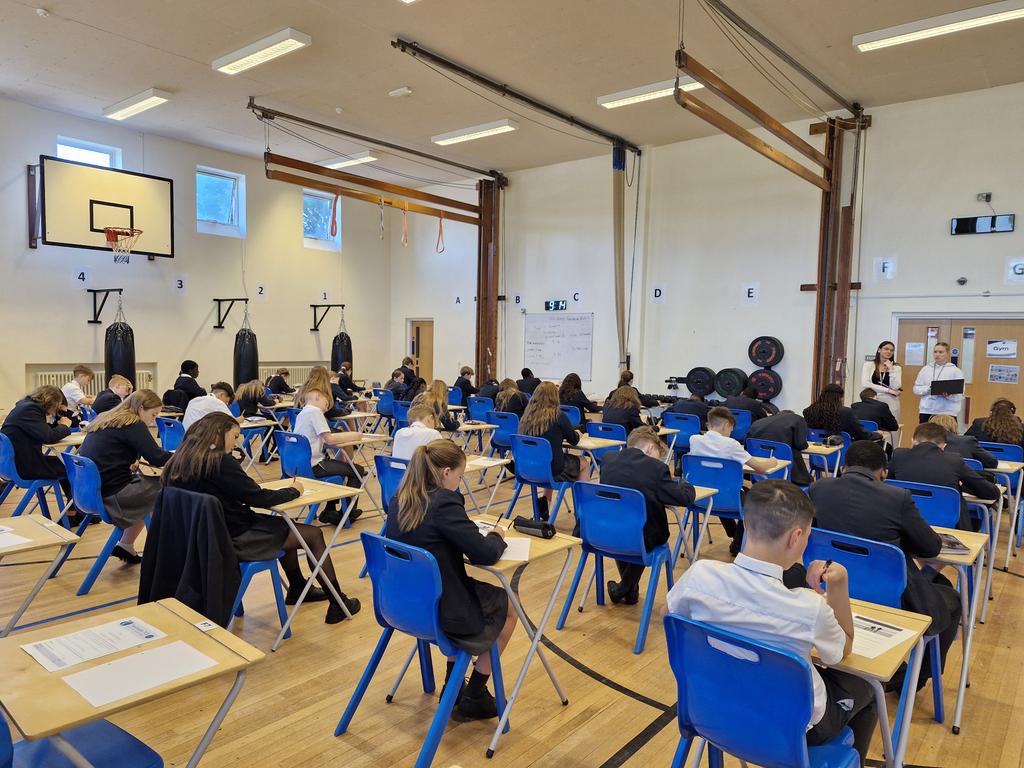 This week our year 7s have been working hard in their end of year exams. Great to give them early experience of an examination hall and they've really risen to the occasion!