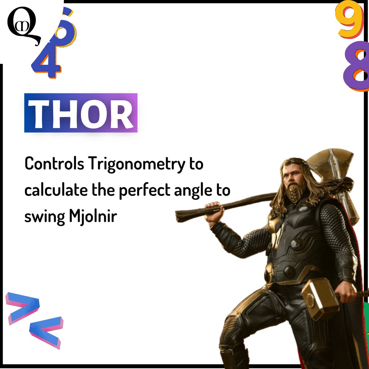 math_quotient's tweet image. Ever wondered how superheroes use math? Just like them, mastering math gives us special powers! 🦸‍♂️🦸‍♀️ From solving complex problems to breaking down tough concepts, math makes us all heroes. Dive into the world of numbers and discover your own superpower!
#mathquotient #MathHero