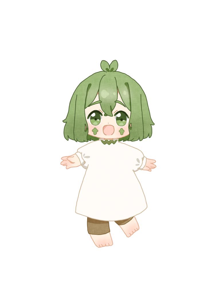 「あげるイラストが全くないので創作垢のイラストミニキャラverを 」|みい🕊のイラスト