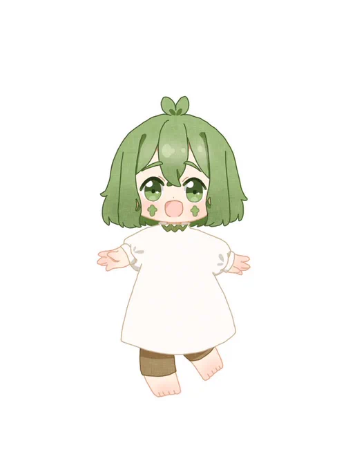 あげるイラストが全くないので創作垢のイラストミニキャラverを 