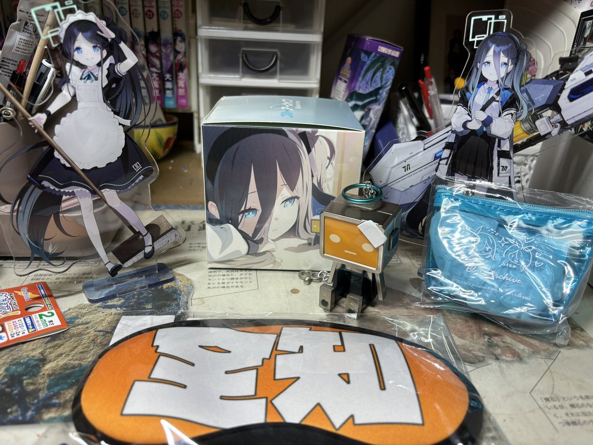 ブルアカのグッズ着弾！！ アリスのロボットキーホルダーめっちゃ良い