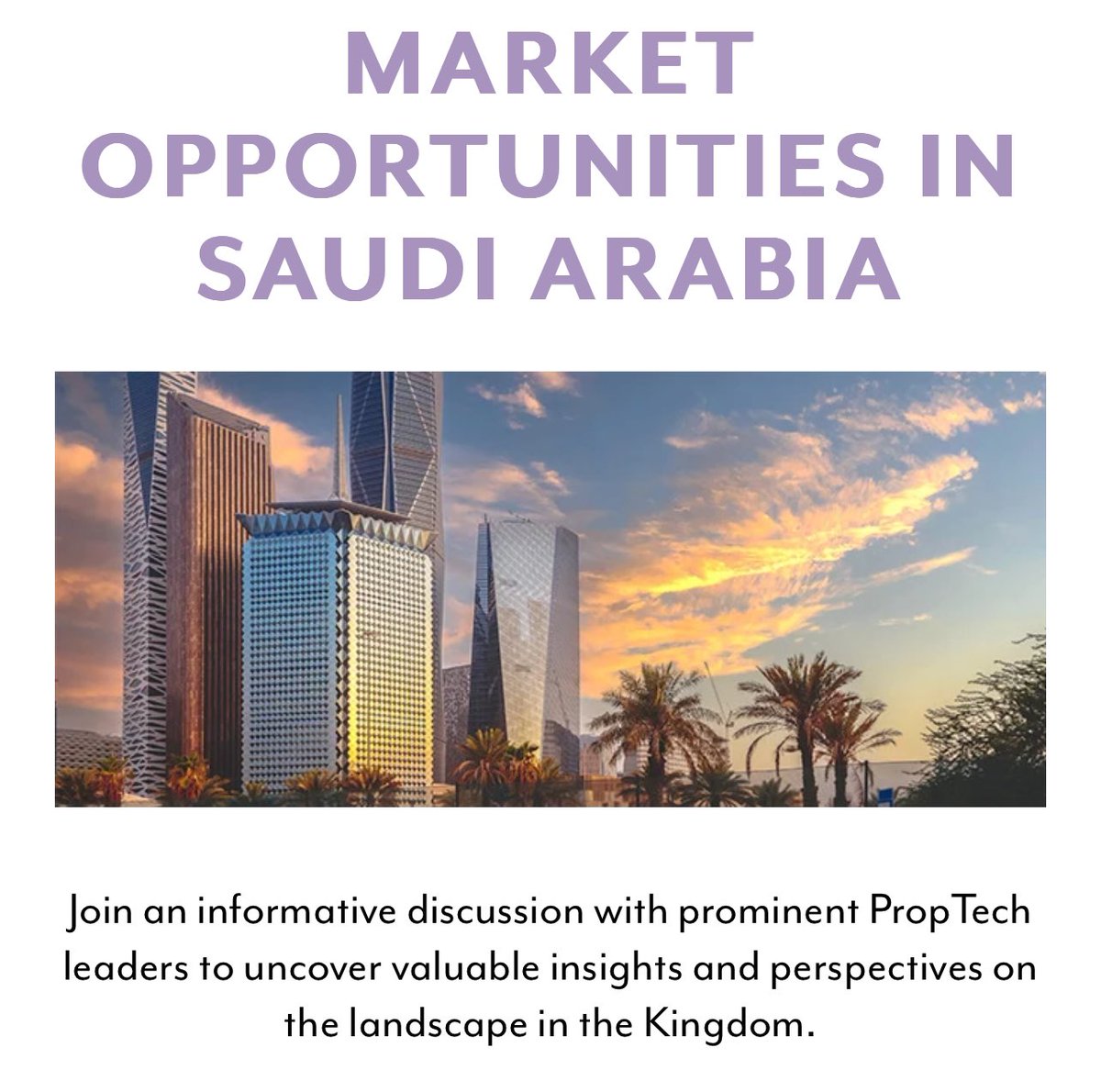 SASPJBC's tweet photo. 🇸🇦🌎 Are you an #entrepreneur with your eye on PropTech? Have you been wondering what makes Saudi Arabia unique as a PropTech hub? We have an exciting expert-led panel for you.
 
Here’s your opportunity to meet prominent PropTech leaders in a discussion about the state of the ecosystem in the region and the technology needed to support it. 
 
You will get a 360-degree perspective on the industry, from different vantage points: leaders of large companies who need innovative tech, new entrants to the ecosystem, and the regulatory authority who oversees it all.  
Tuesday, June 11, 16:00. Arabia Standard Time (15:00 CET)
Location: Virtual
#Tonomus #SaudiArabia #SaudiVision2030 #Africa #Ethiopia #Spain #Portugal @cvc_cervantes @MIUC_University #UK #Kazahstan