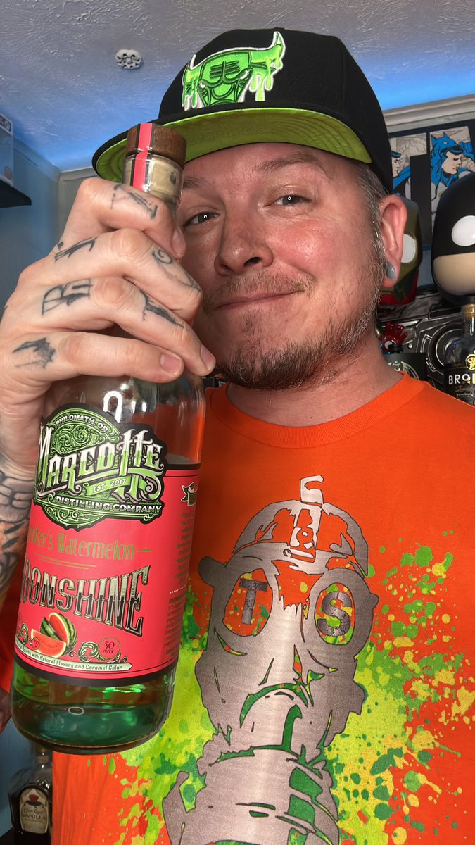 What’s your favorite brand of moonshine? #watermelon #marcottedistilling #moonshine