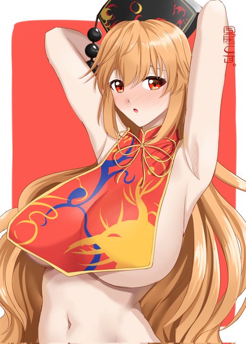 タスクさんがどスケベ純狐さん描いてるの見てたら描きたくなってしまったので描きました。 